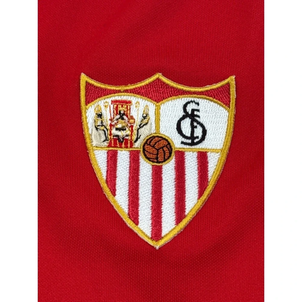 Nike Sevilla FC Dri-FIT Training Jersey Kids XL Red Soccer Shirt Short‎ Sleeve